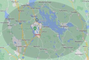 Map of Laconia, NH