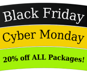 BLACK FRIDAY 20% OFF ALL WEB DESIGN PACKAGES