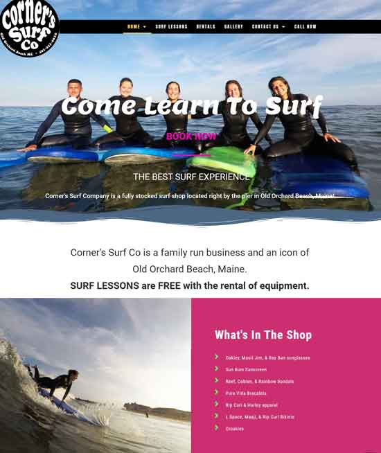Corners Surf dot com
