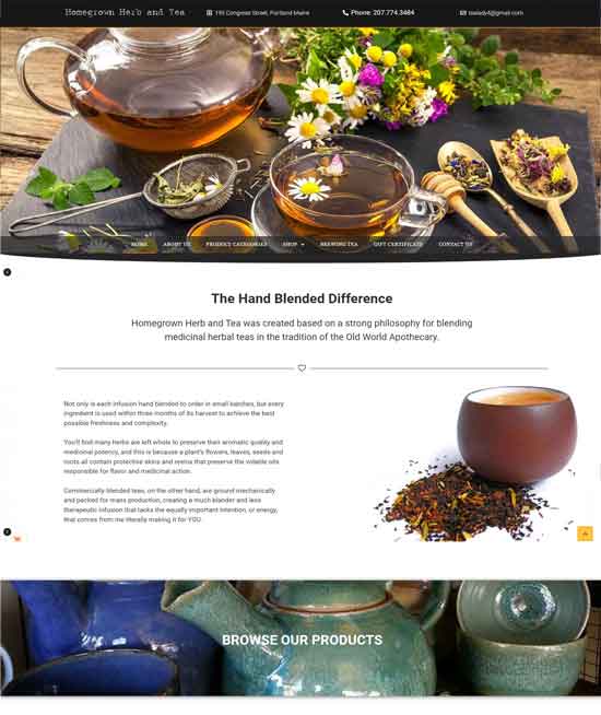 HomegrownherbandTea dot com