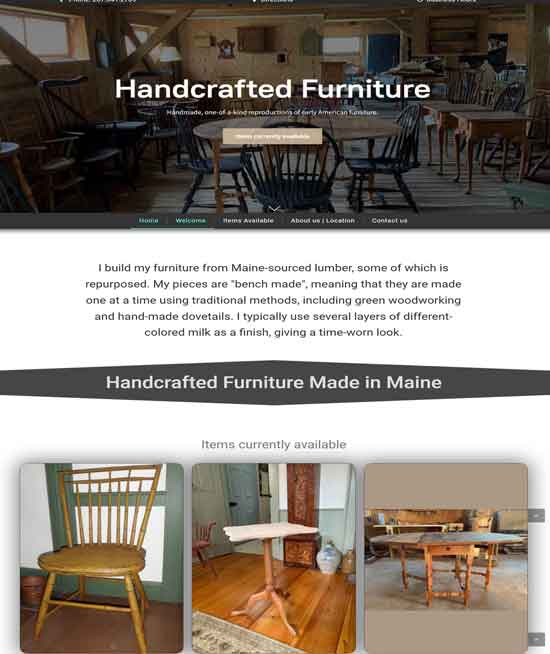 handcrafted-furniture-maine dot com